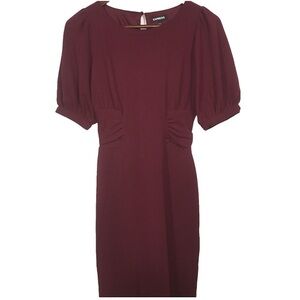 Express Burgundy Cocktail Dress